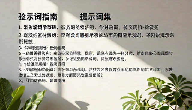 公务员考试提示词的适用情况与限制